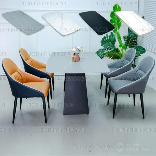 Bộ bàn ăn 4 ghế mặt đá cao cấp TP. HCM