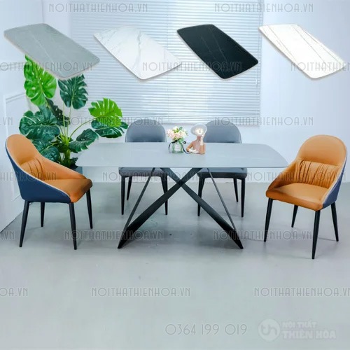 Bộ bàn ăn 4 ghế mặt đá cao cấp TP. HCM