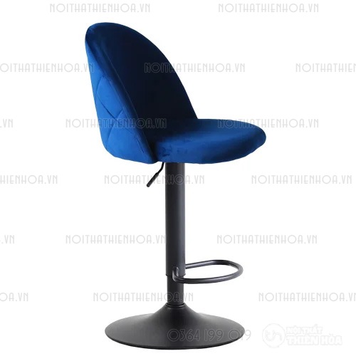 Ghế bar có tựa cao chân trụ