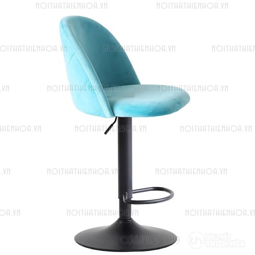 Ghế bar có tựa cao chân trụ
