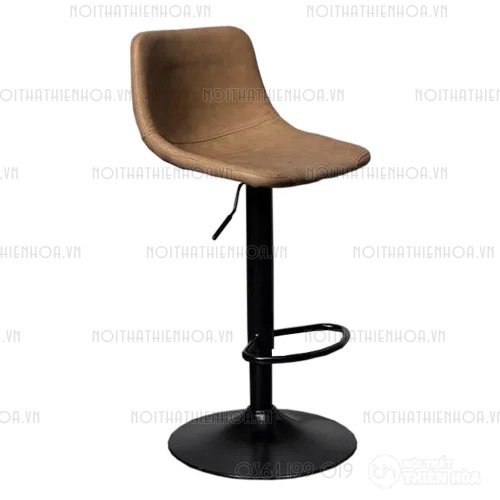 Ghế quầy bar chân sắt tăng giảm độ cao