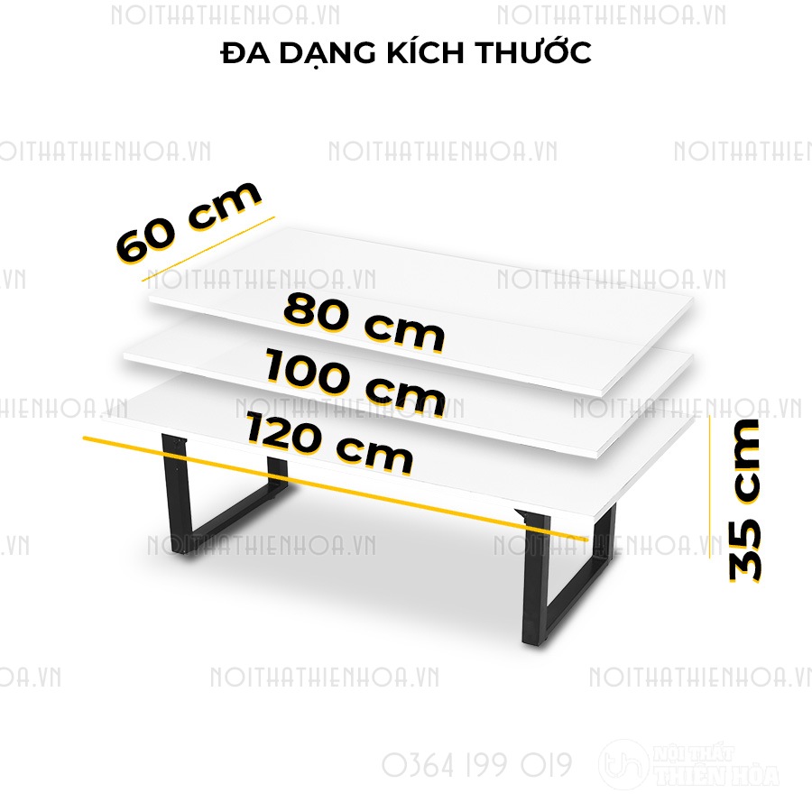 bàn bệt làm việc chữ u mặt trắng đa dạng kích thước