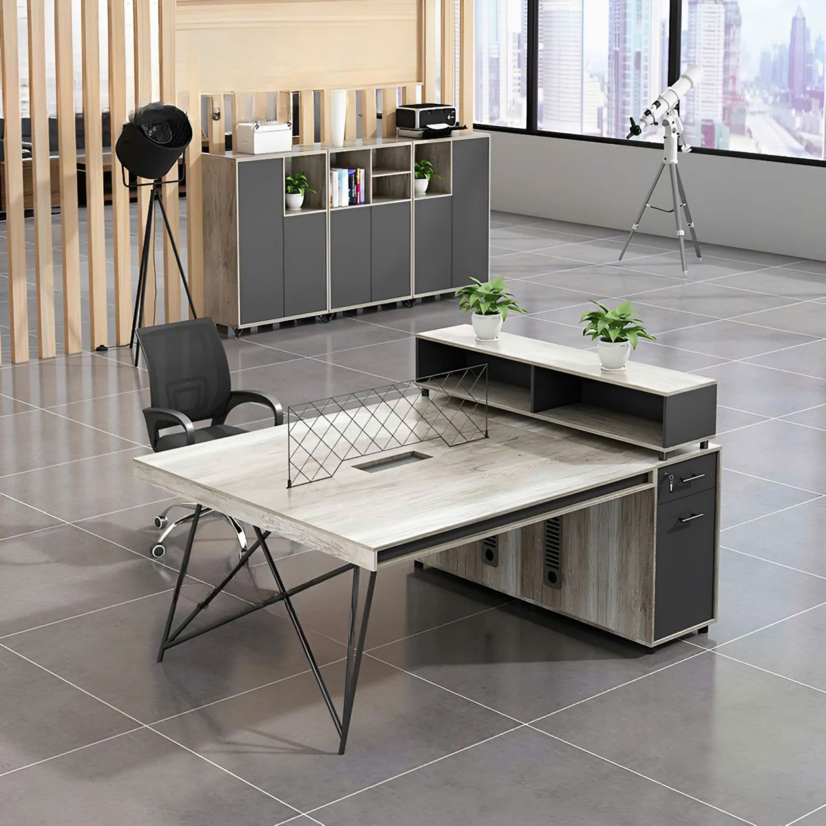 cum-ban-lam-viec-2-nguoi-toi-gian-dang-cap-01 Cụm Bàn Làm Việc 2 Người Thiết Kế Tối Giản Mà Đẳng Cấp