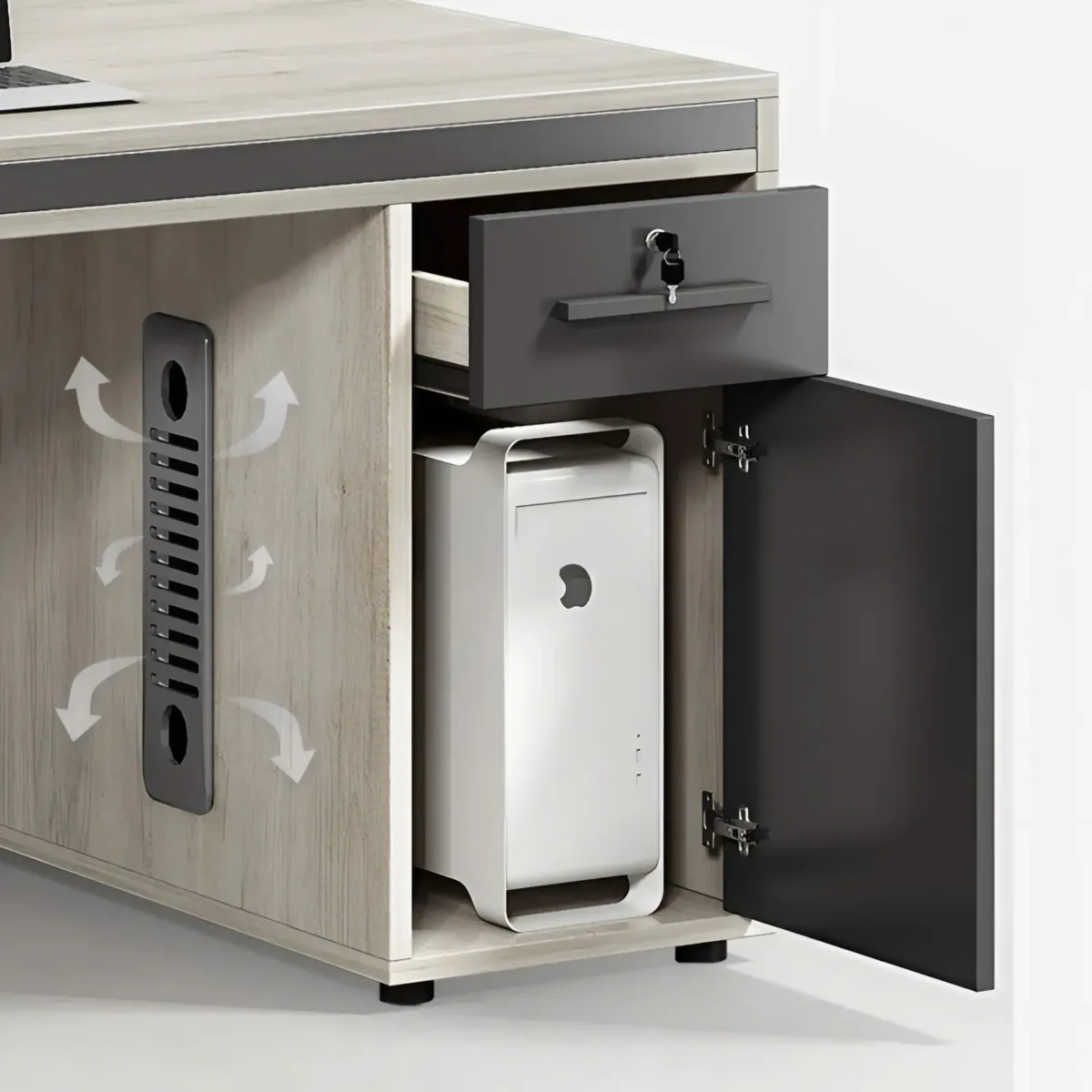 cum-ban-lam-viec-4-nguoi-chia-vach-gon-gang-chuyen-nghiep-02 Cụm Bàn Làm Việc 4 Người Chia Vách Gọn Gàng Chuyên Nghiệp