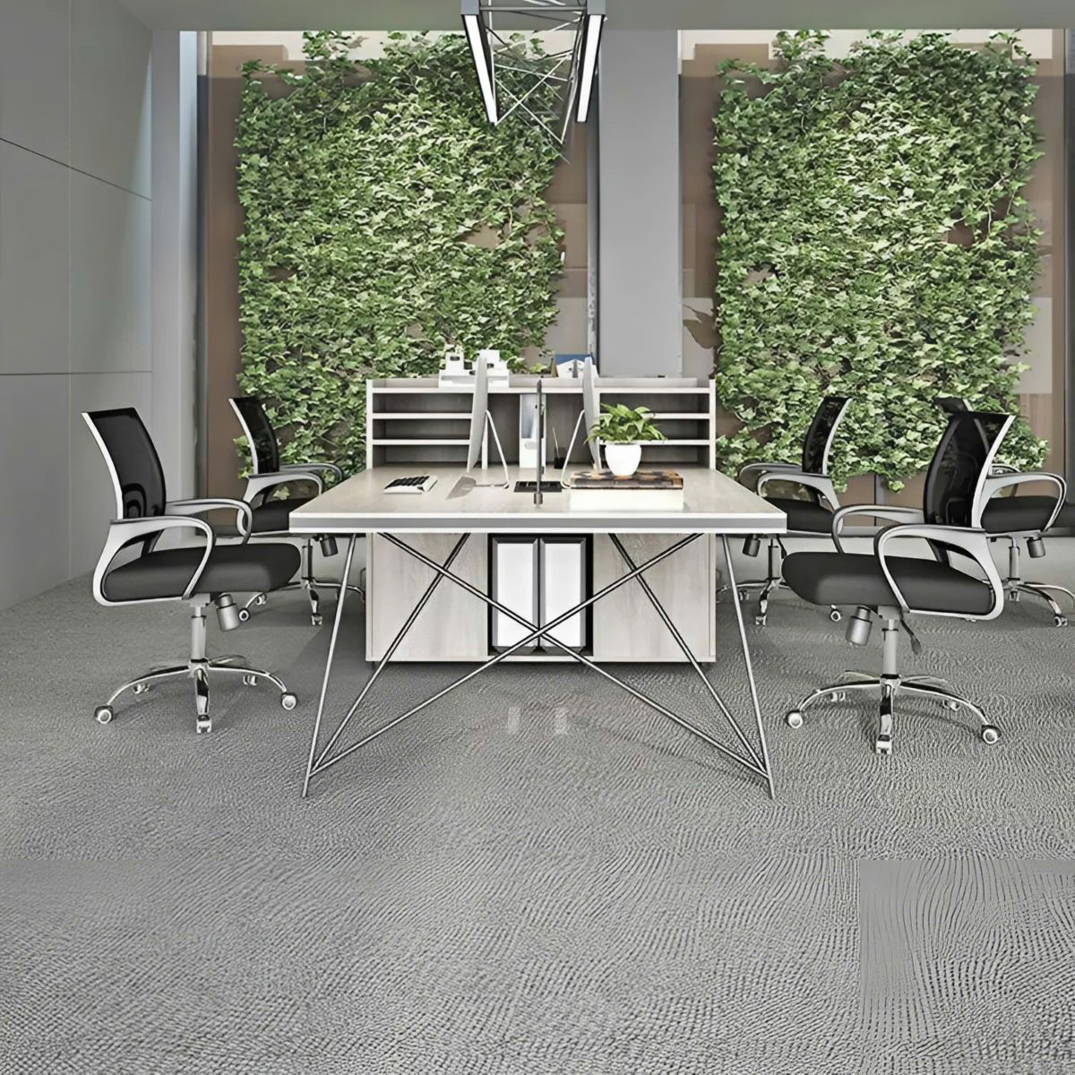 cum-ban-lam-viec-4-nguoi-kem-ke-nhieu-tang-sieu-gon-06 Cụm Bàn Làm Việc 4 Người Kèm Kệ Nhiều Tầng Siêu Gọn