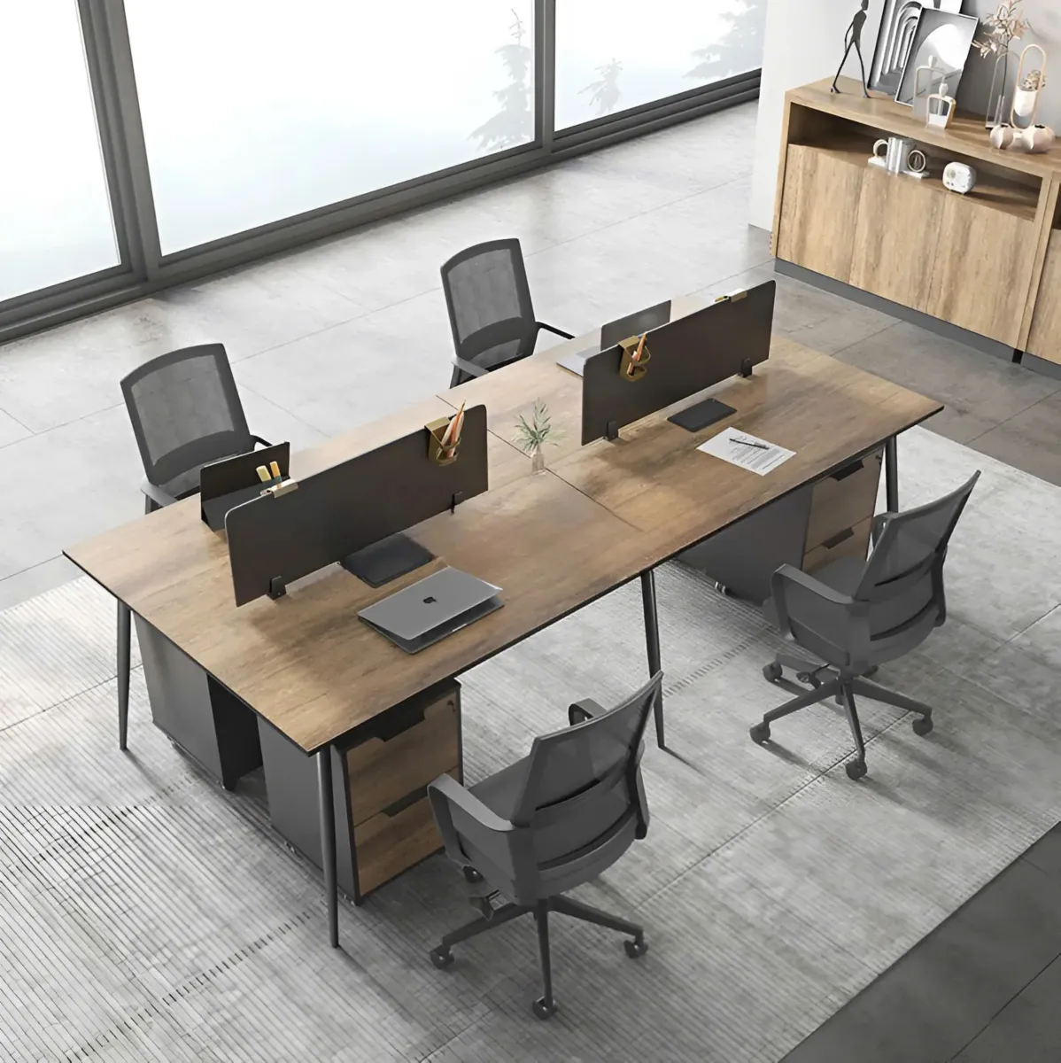 cum-ban-lam-viec-team-4-nguoi-toi-uu-khong-gian-van-phong-01 Cụm Bàn Làm Việc Team 4 Người Tối Ưu Không Gian Văn Phòng