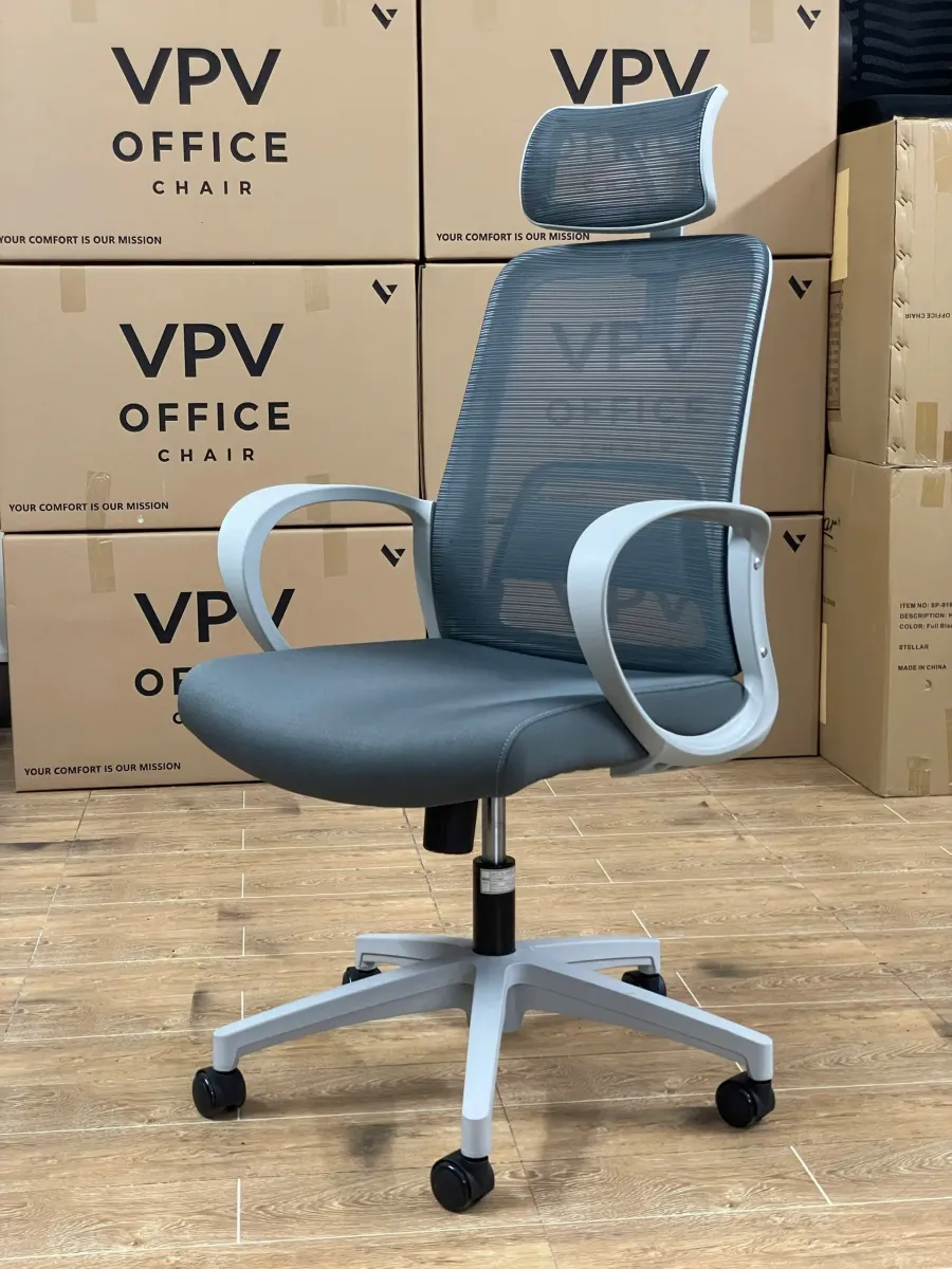 Ghế Công Thái Học Êm Ái Lưng Lưới Thoáng Khí