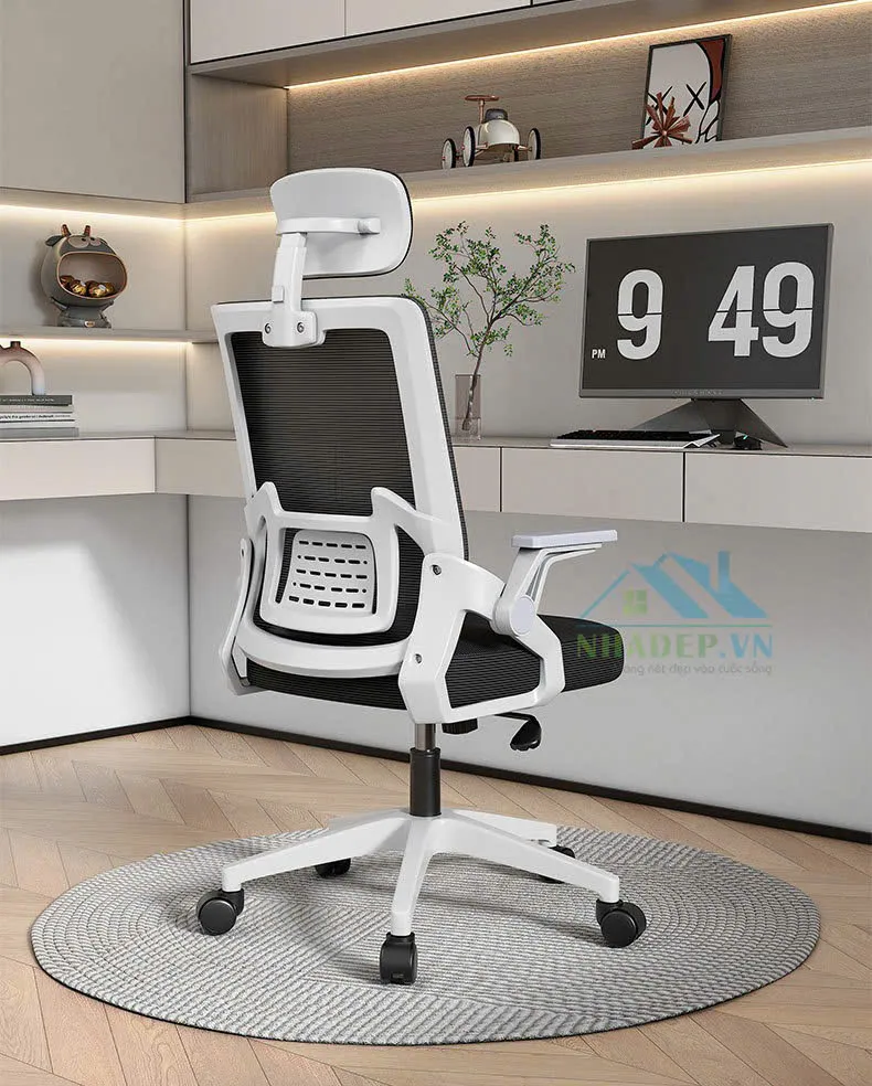 Ghế Công Thái Học Lưng Cao Tựa Đầu Thư Giãn