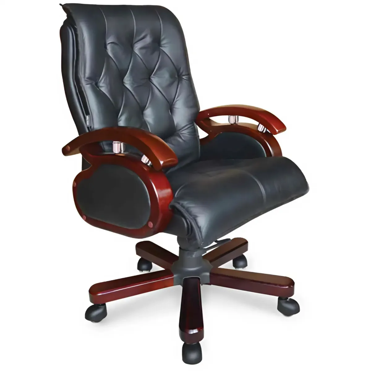 Ghế Giám Đốc Tay Vịn Gỗ Thiết Kế Độc Đáo